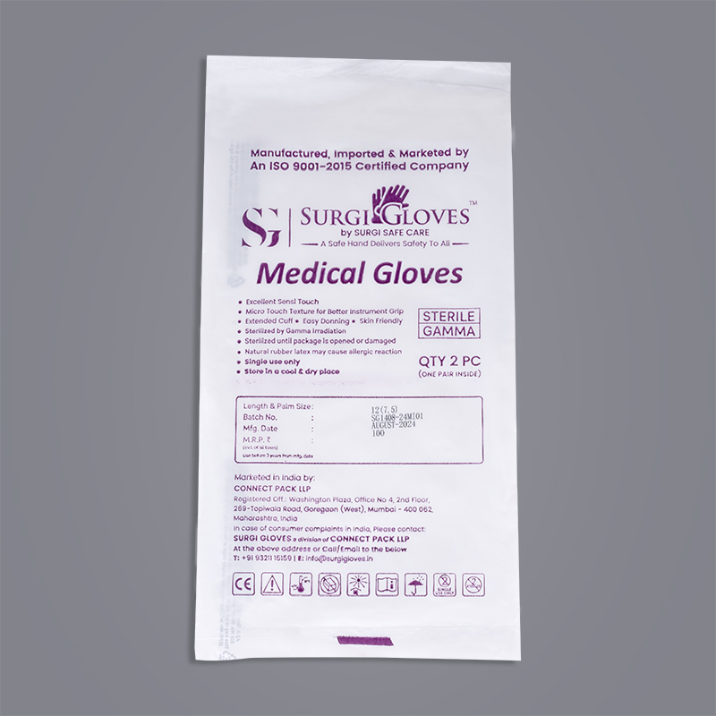 Latex Micro Surgery Surgical Powder Free Gloves - Image 3