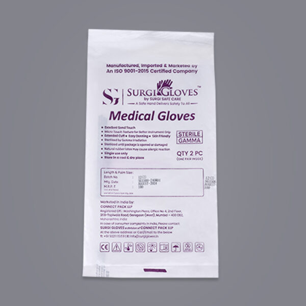 Latex Orthopedic Surgical Powder Free Gloves - Image 3