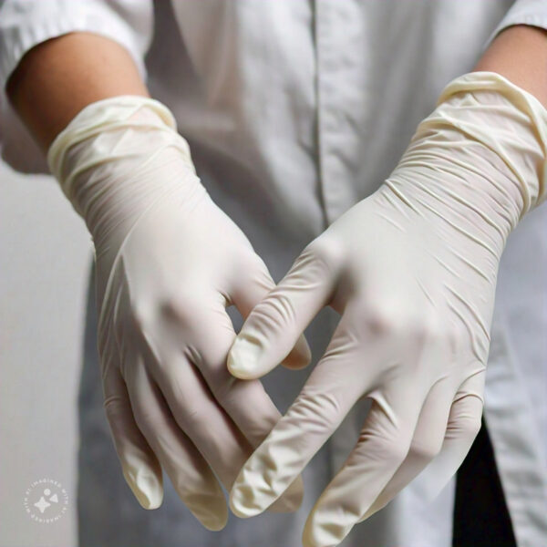 Latex Examination Pre Powdered Gloves - Image 2